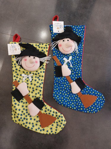Calza befana tessuto - calza, in