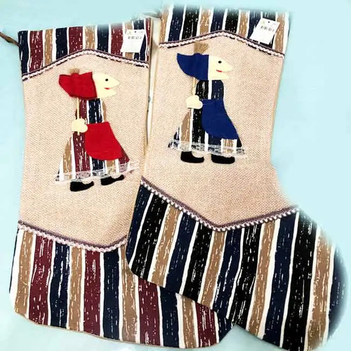 Calza befana juta 55cm - befana, in