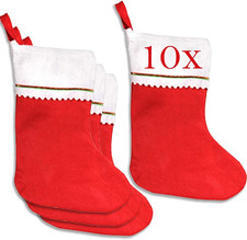 10 Calze Befana Da Riempire