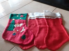 STOCK 4 CALZE BEFANA VUOTE IN