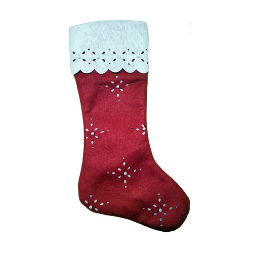 Calza vuota perline lana cm - calza,